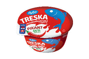 Treskoslovenská Treska v majonéze Pikant, 140g (A)
