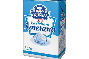Smotana na šľahanie 31 %, 1 L (A)