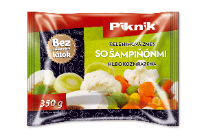 PIKNIK Zeleninová zmes so šampiňónmi, 350 g (A)
