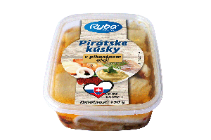 Pirátske kúsky v pikantnom oleji 150g (A)