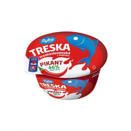Treskoslovenská treska pikant 140 g