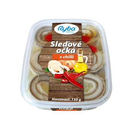 Sleďové očká s chili 150 g