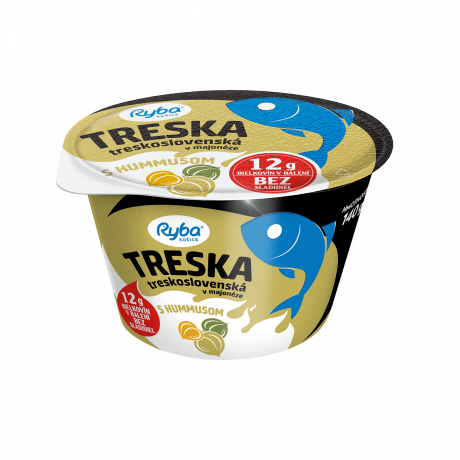 Treskoslovenská treska s hummusom 140 g