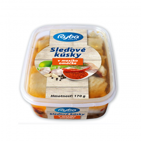 Sleďové kúsky v mexiko omáčke 170 g