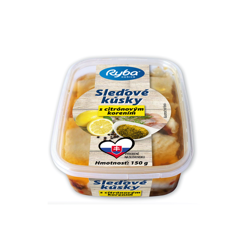 Sleďové kúsky s citrónovým korením 150 g