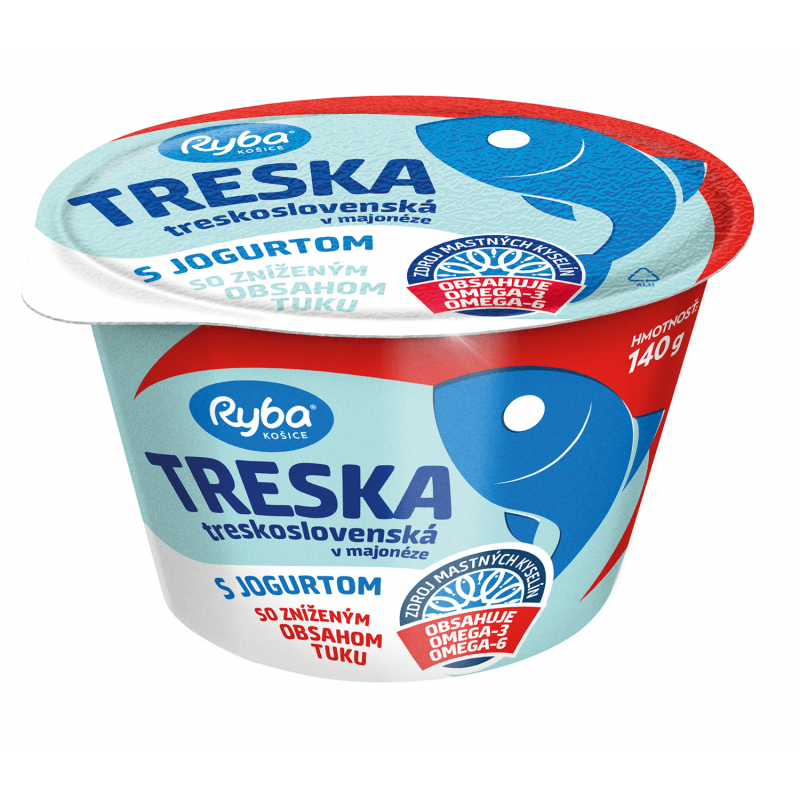 Treskoslovenská treska s jogurtom 140 g