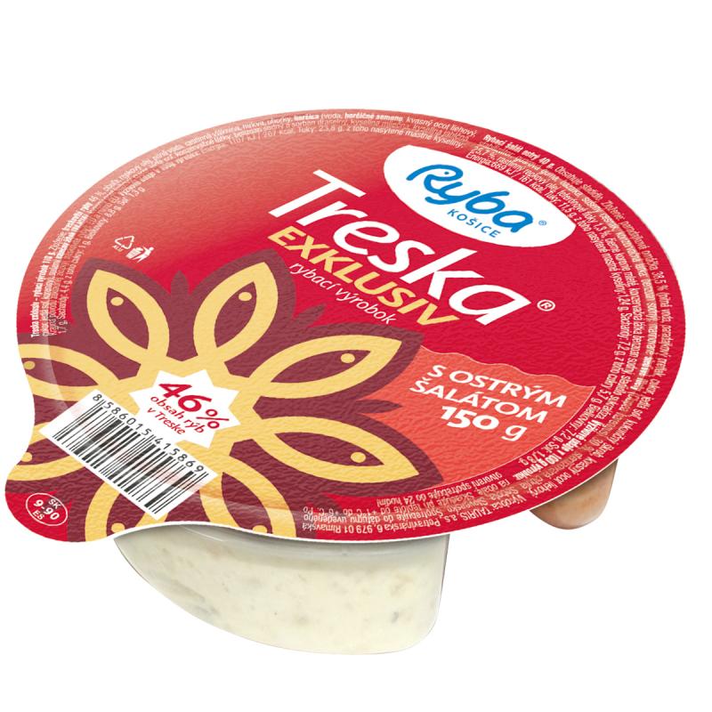Treska s ostrým šalátom Exklusiv 150 g